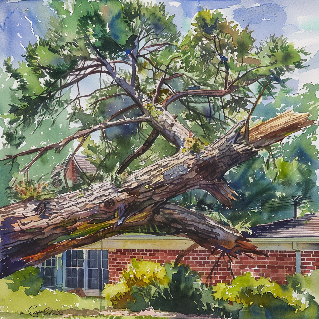pixelmaestro_Large_southern_pine_that_fell_onto_roof_ofg_arag_69a7cb1b-6757-4543-82f0-62b28bf0ed82_0