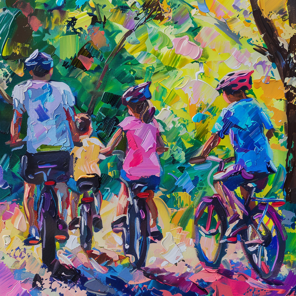 pixelmaestro_family_riding_bicycles_in_park_4_colors_pink_pur_712d90f8-76f3-4080-af51-f899855d9482_3